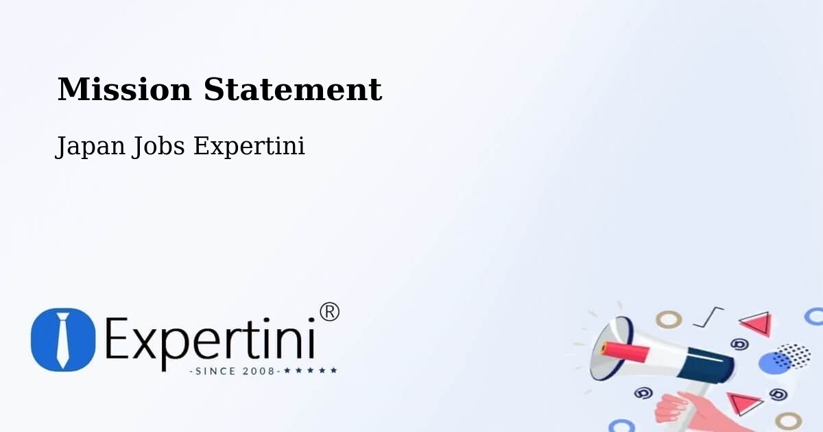 Corporate Mission – Oyama Shi - Japan Jobs Expertini